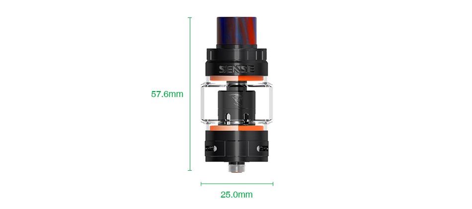 Sense Herakles 3 Mesh Tank 8ml 57 6mm 25 0mm