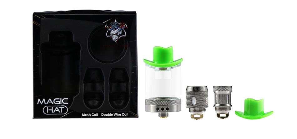 Demon Killer Magic Hat Subohm Tank 4.5ml/5ml MAGIC HAD Mesh Coil Double Wire Coil