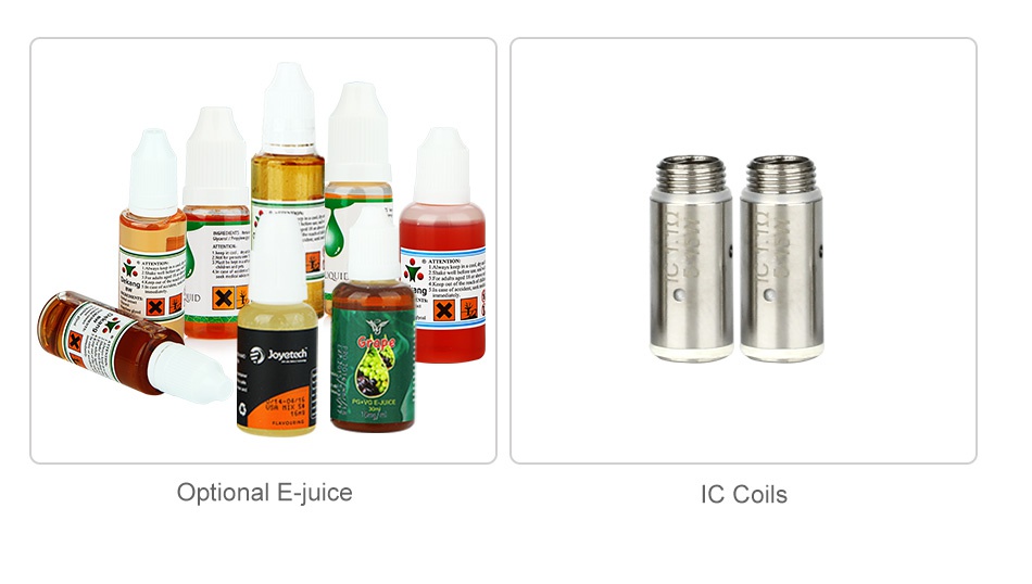 Eleaf iCare 140 Starter Kit 650mAh a Robotech Optional E juice IC Coils