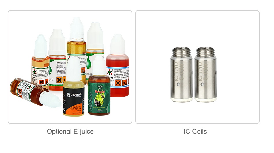Eleaf iCare 110 Starter Kit 320mAh Optional E juice IC Coils