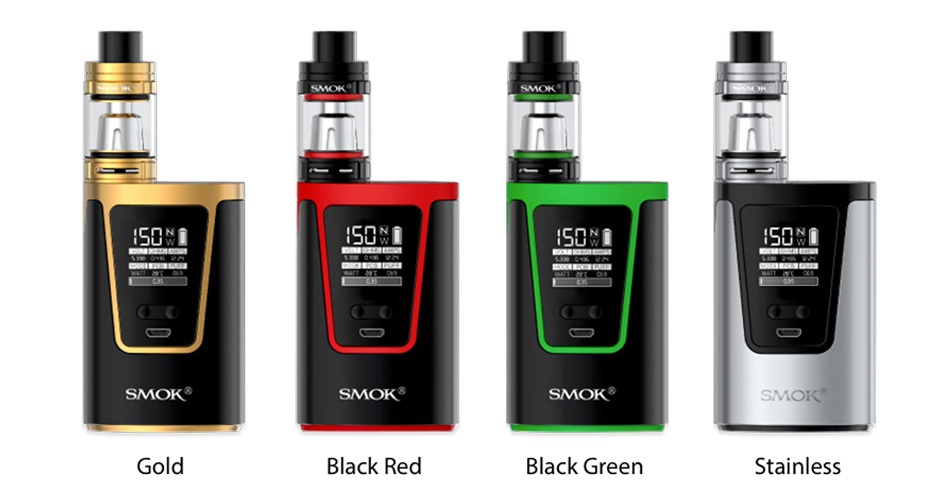 SMOK G150 Kit with TFV8 4200mAh isiN SMOK SMOK  MOK SMOK Gold Black red Black green