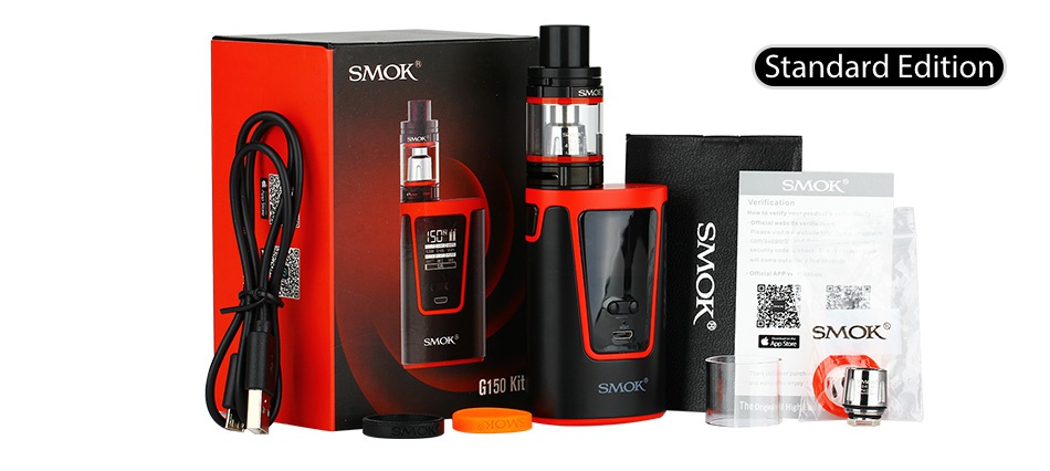 SMOK G150 Kit with TFV8 4200mAh isiN SMOK SMOK  MOK SMOK Gold Black red Black green
