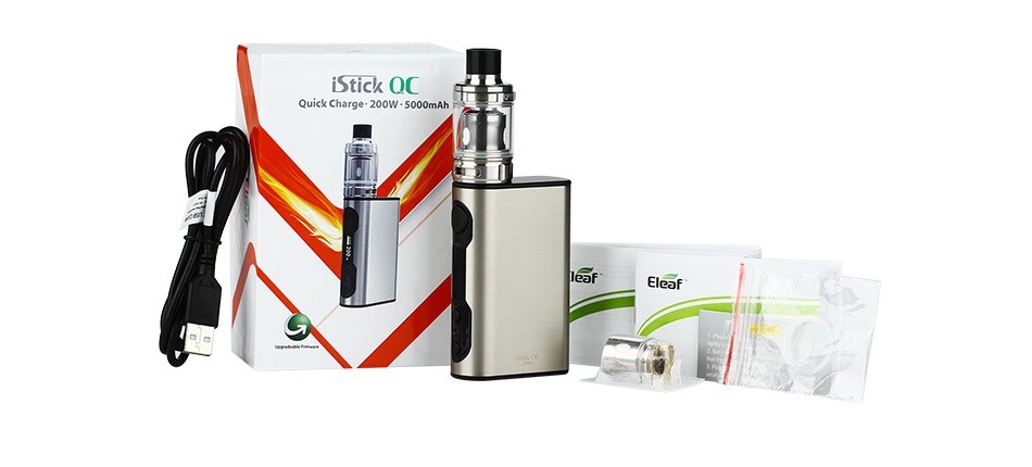 Eleaf iStick QC 200W with Melo 300 Kit 5000mAh itick OC Quick Charge 200w 5000mA caF