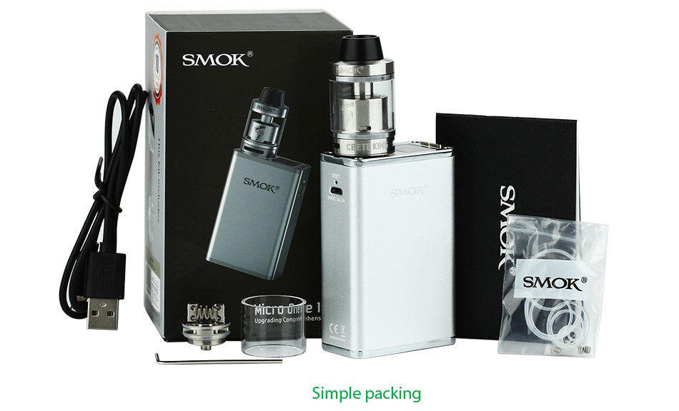 SMOK Micro One 150 TC Starter Kit 1900mAh SMOK SMOK imple packing