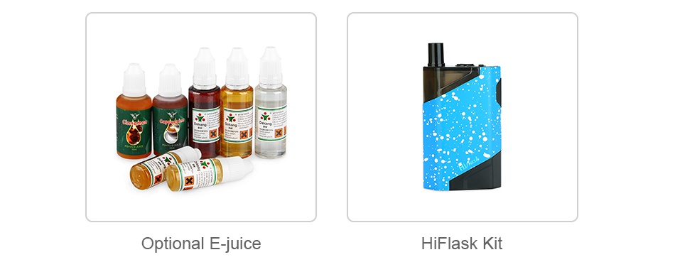 WISMEC HiFlask Cartridge 2ml/5.6ml Optional E juice HiFlask Kit