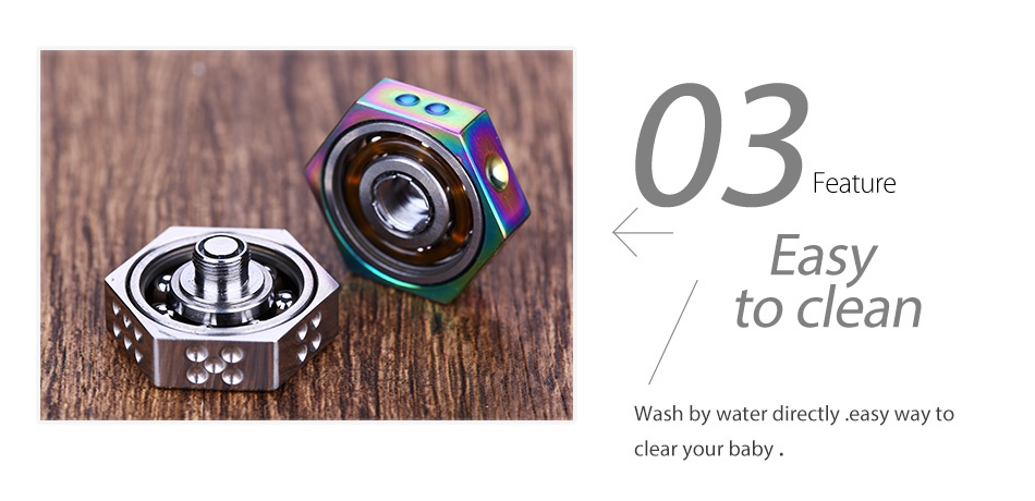 Vape Spinner 510 Mounted Hand Spinner Fidget Toy 03 Feature Easy to clean ash by water directly easy way to clear your baby