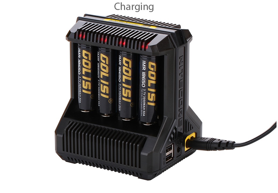 Nitecore Intellicharger I8 Li-ion/NiMH Battery 8-slot Charger Charging g