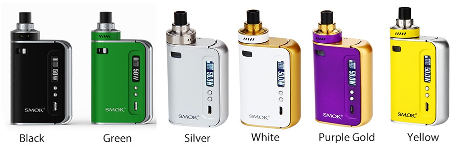 SMOK OSUB One 50W TC Starter Kit 2200mAh oo0 SMOK  Black SMOK SMOK SMOK White Purple Gold Yellow