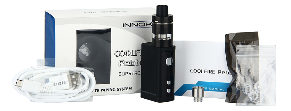 Innokin Cool Fire Pebble 50W Full Kit with SlipStream Atomizer 1300mAh COOLFL Peb OLFIRE P TE VAPI