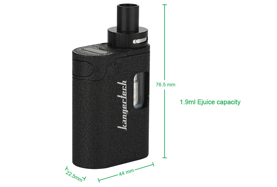 Kangertech TOGO Mini 2.0 Starter Kit 1600mAh 76 5mm 1 9ml Juice capacity