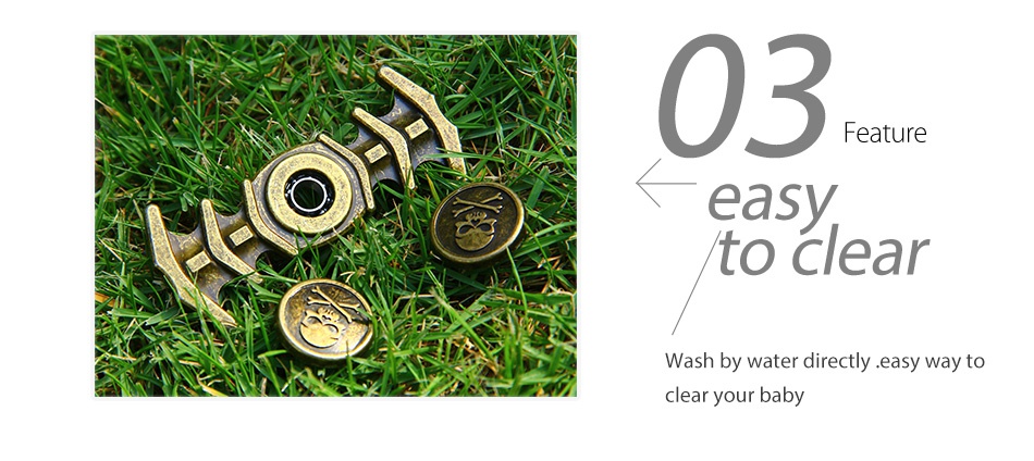 Bone Hand Spinner Fidget Toy 03 easy to dear Wash by water directly easy way to lear your babt