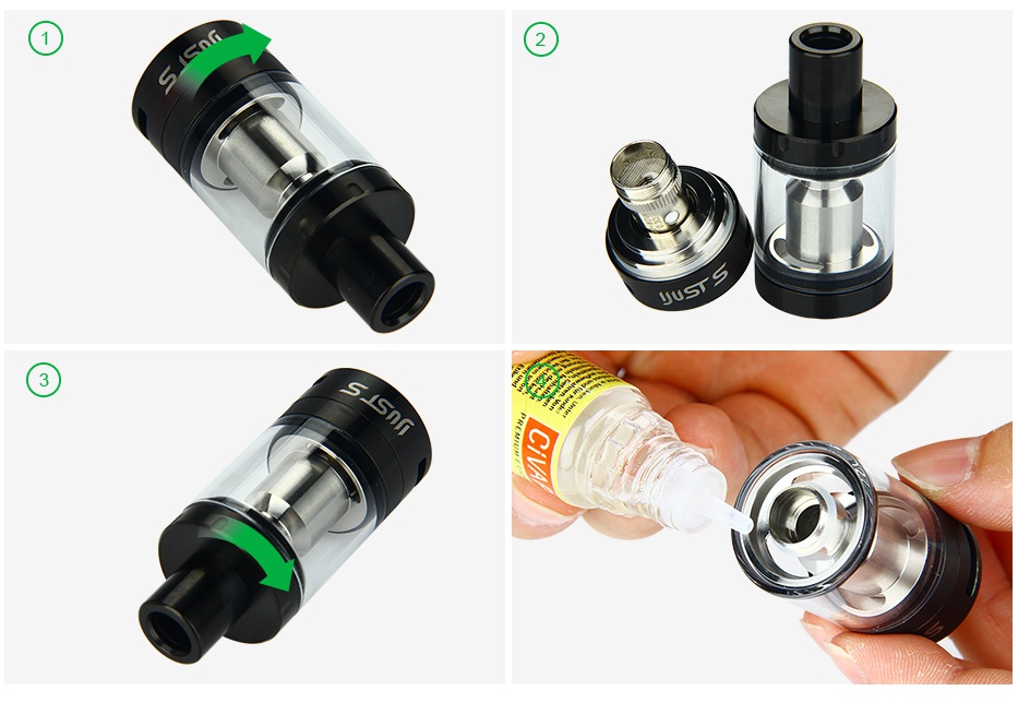 Eleaf iJust S Atomizer 4ml OPERATION GUIDE