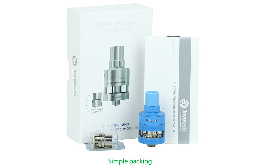 Joyetech CUBIS Pro Mini Atomizer 2ml Si e ple p cki ng