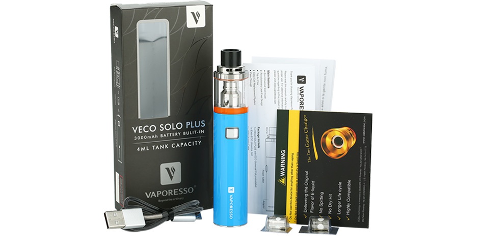 Vaporesso VECO PLUS SOLO Starter Kit 3300mAh VECO SOLO PLUS 4ML TANK CAPACITY