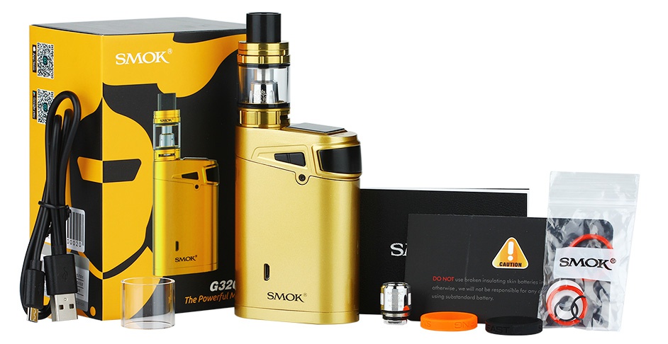 SMOK G320 Marshal With TFV8 Big Baby Starter Kit 320 G320 Black Silvel