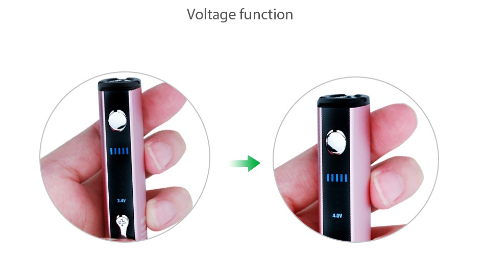 JUSTFOG Q16 Starter Kit 900mAh Voltage function