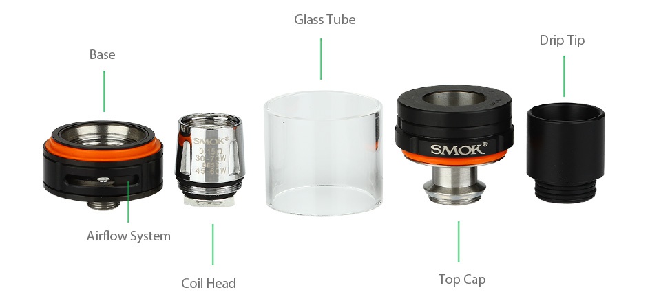 SMOK G320 Marshal With TFV8 Big Baby Starter Kit 320 G320 Black Silvel