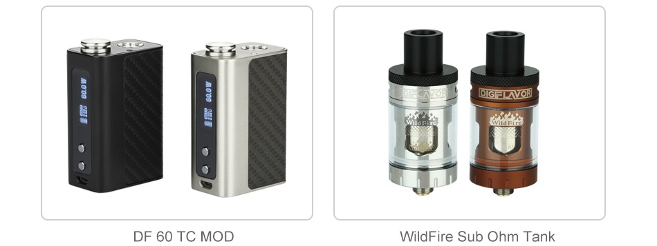 Digiflavor WildFire 60W TC Kit 1700mAh SS Coffee