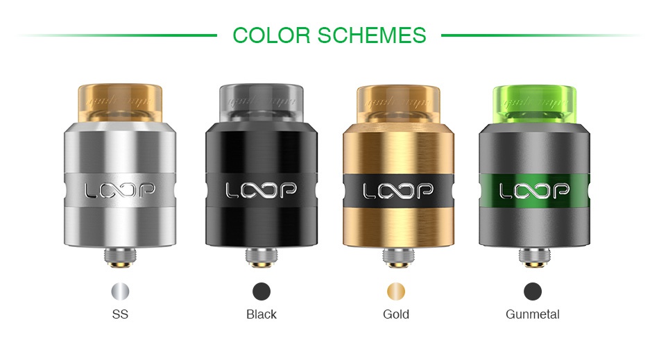 Geekvape Loop RDA COLOR SCHEMES Gold