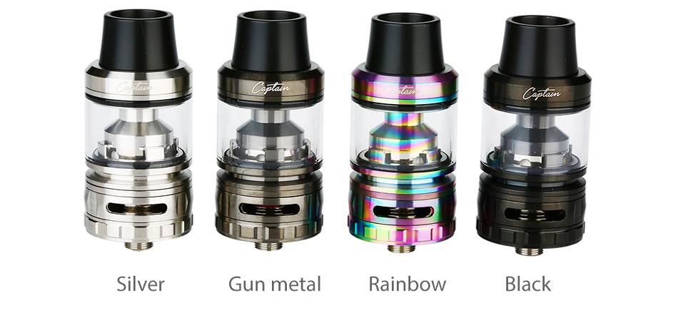 IJOY Captain Subohm Tank 4ml    Silver Gun meta Rainbow Black