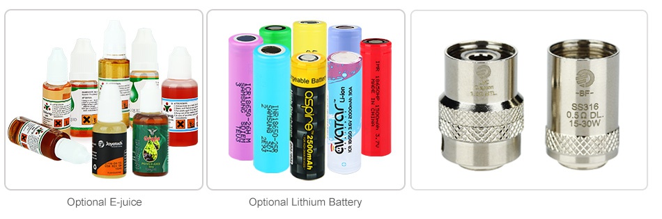Joyetech Elitar Pipe TC Starter Kit xj GG Optional E juice Optional Lithium Battery