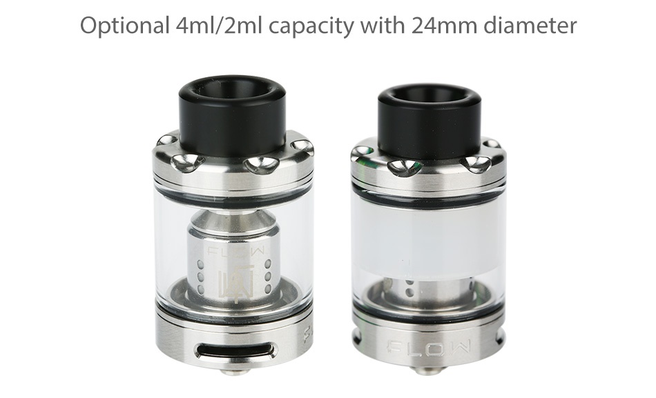 WOTOFO FLOW SUBTANK 4ml Optional 4ml 2ml capacity with 24mm diameter