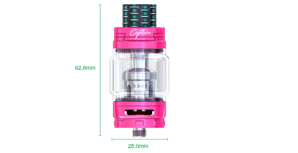 IJOY Captain X3 Subohm Tank 8ml 62 8mm 25 0mm