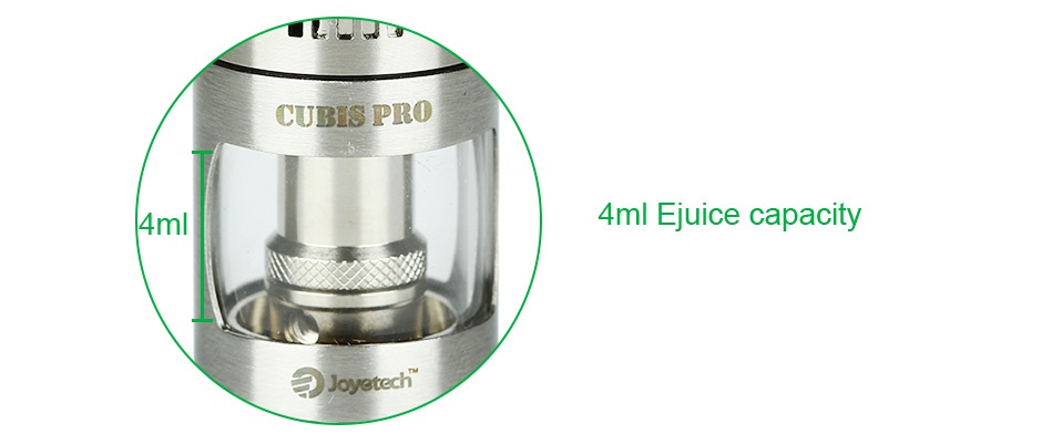 Joyetech CUBIS Pro Atomizer 4ml   J CUBIS PRO 4ml Juice capacity Joye