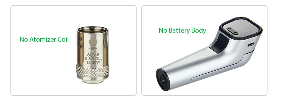 Joyetech Elitar Pipe Atomizer With Mouthpiece 2ml No Battery Body No Atomizer coil
