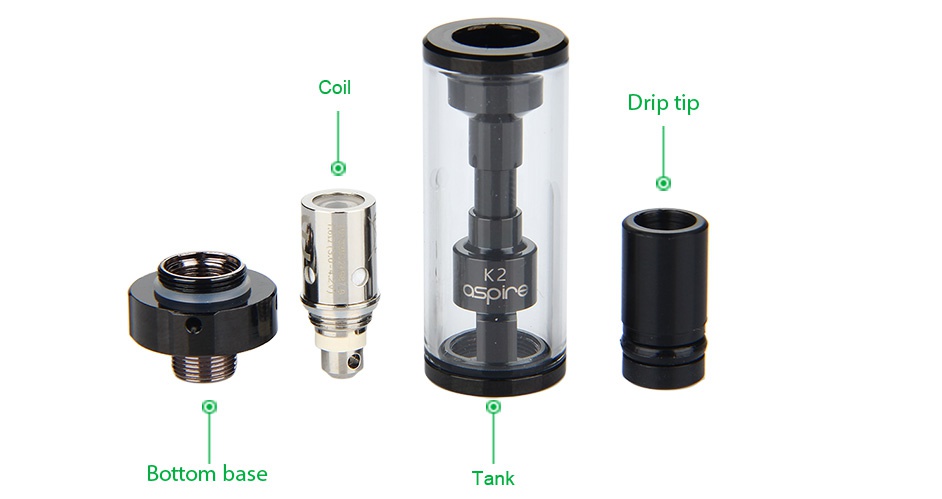 Aspire K2 BVC Tank 1.8ml Bottom base Tank