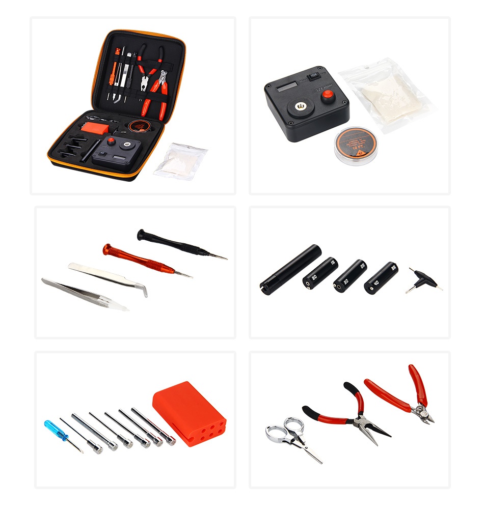 E-cig DIY Tool Accessories Kit V3    A