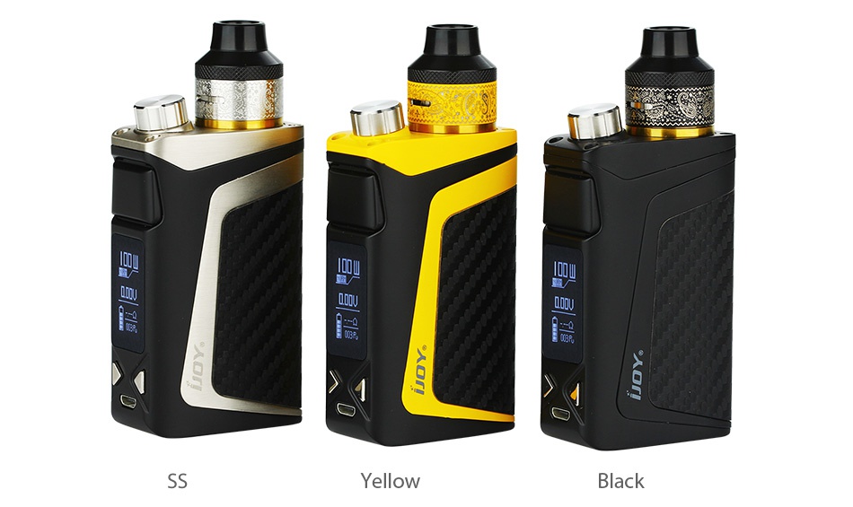 IJOY RDTA BOX Mini 100W Full Kit 2600mAh SS Yellow Black