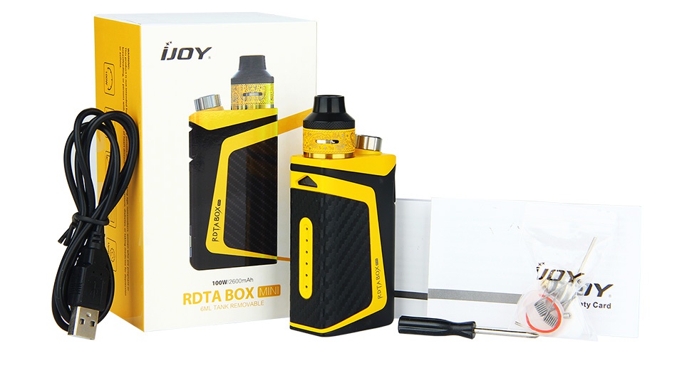 IJOY RDTA BOX Mini 100W Full Kit 2600mAh ooW26000 RDTA BOX MIN