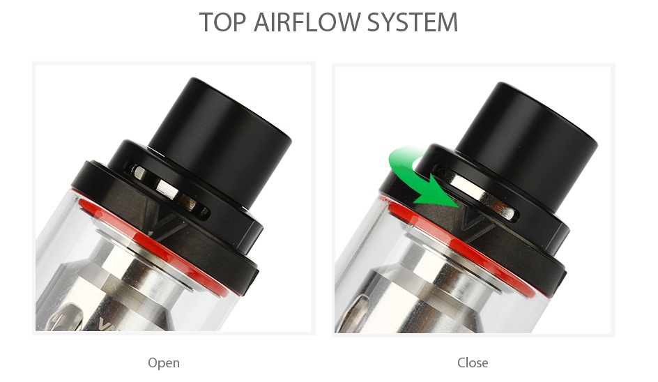 Vaporesso VECO Tank 2ml TOP AIRFLOW SYSTEM Oper Close