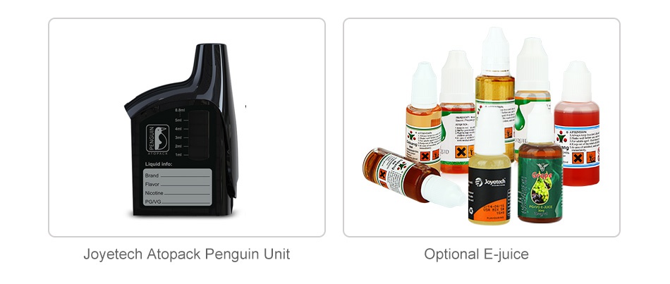 Joyetech Atopack Penguin SE Starter Kit 2000mAh x Joyetech Atopack Penguin Unit Optional E juice