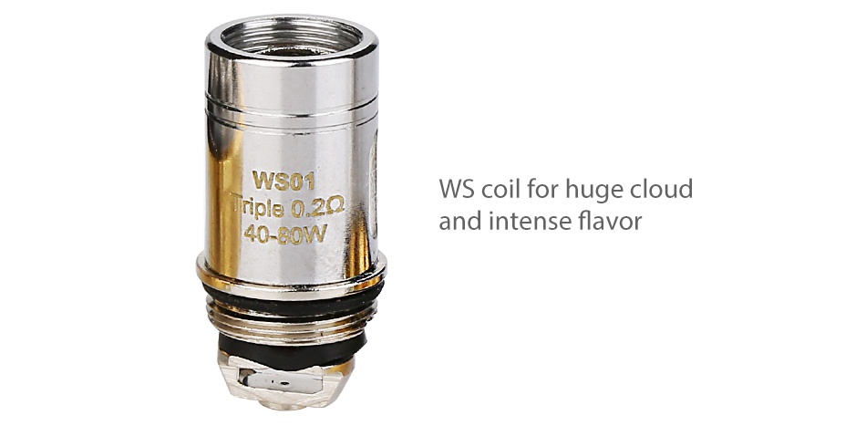 WISMEC SINUOUS SW with Elabo SW Starter Kit 3000mAh WSo  WS coil for huge cloud riple 0 20 40 8MN and intense flavor