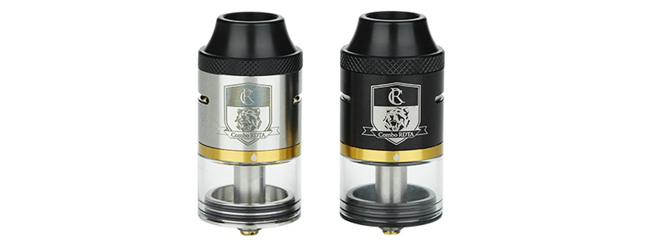IJOY Gold-plated Building Deck for COMBO/Limitless RDTA Black SS Blue