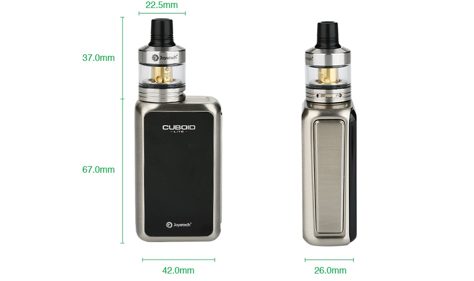 Joyetech CUBOID Lite 80W with Exceed D22 TC Kit 3000mAh 22 5mm 37 0mm cUB  67 0mm Joyetach 42 0mm 26 0mm