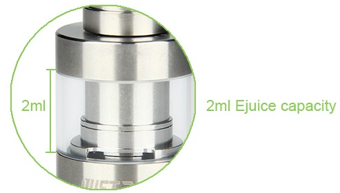 Eleaf iJust 2 Mini Subohm Atomizer 2ml 2ml 2ml Juice capacity