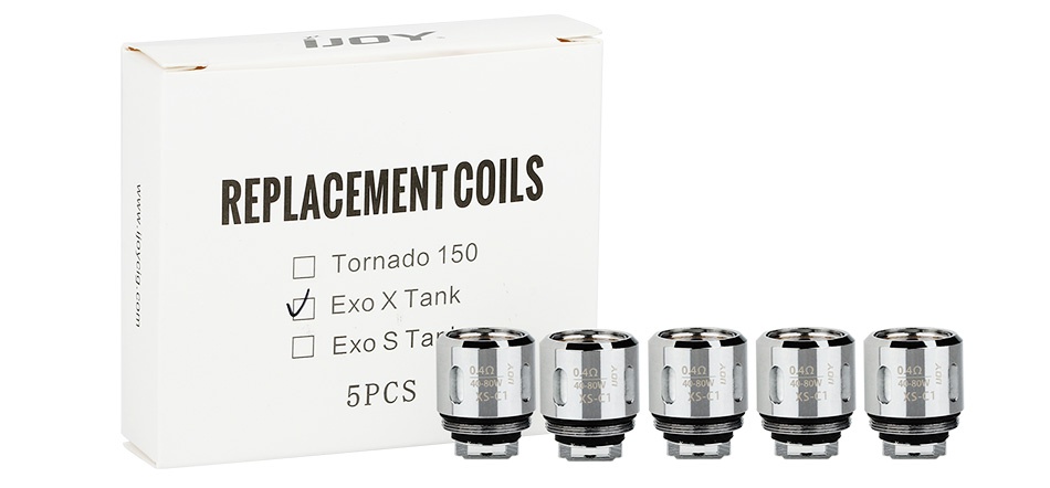 IJOY XS-C Coil for EXO S/EXO X 5pcs PEPLACEMENTO Torna ExO Tank EXO ST 5PCS