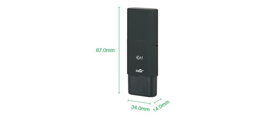 Eleaf iCard Starter Kit 650mAh 87 0mr 340mm