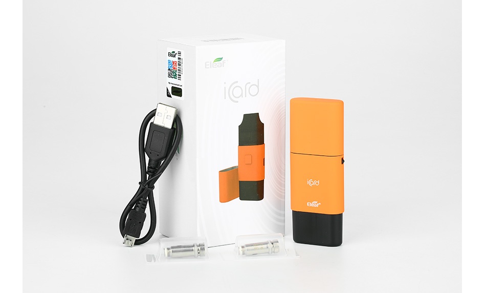 Eleaf iCard Starter Kit 650mAh PACKING LIST