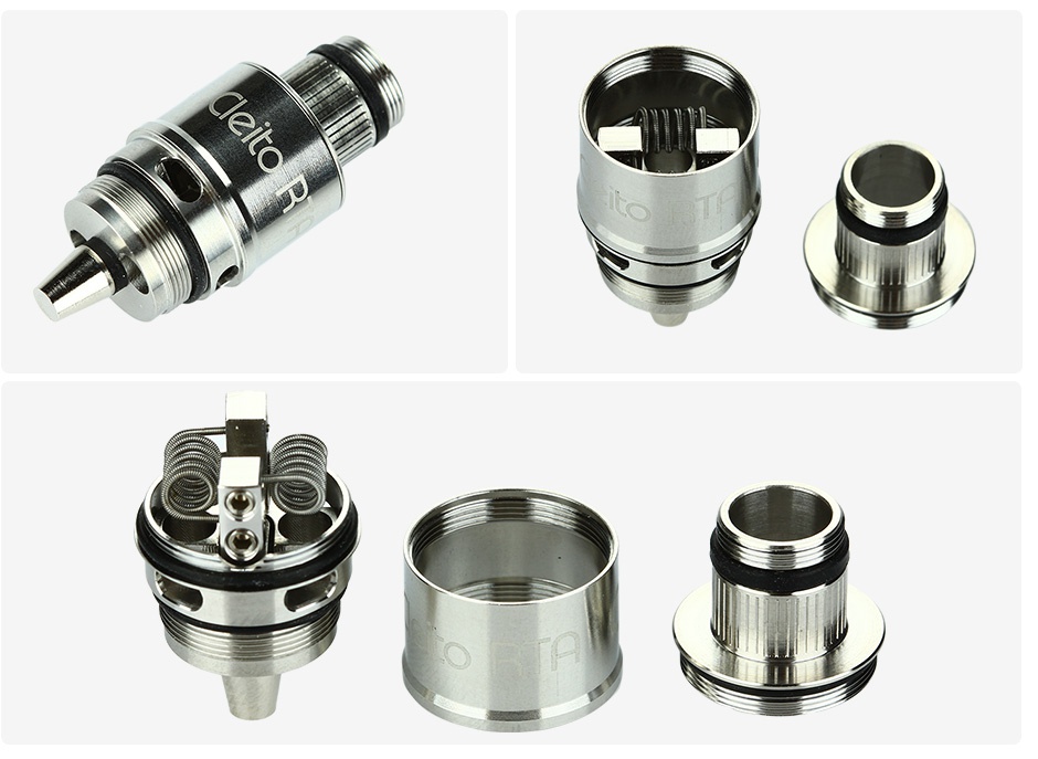 Aspire Cleito RTA System FEATURES
