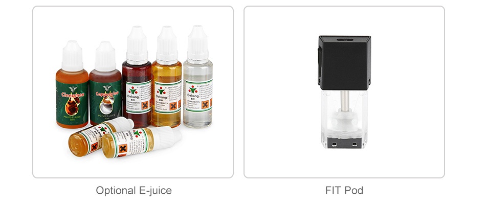 SMOK FIT Starter Kit 250mAh Optional E juice FIT Pod