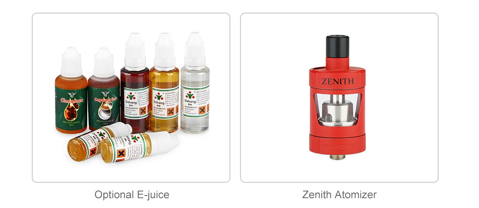 Innokin Kroma-A 75W TC Kit with Zenith Atomizer 2000mAh ZENITH Optional E juice Zenith Atomizer
