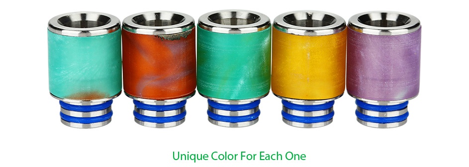 Arctic Dolphin Resin Drip Tip Unique Color For Each One