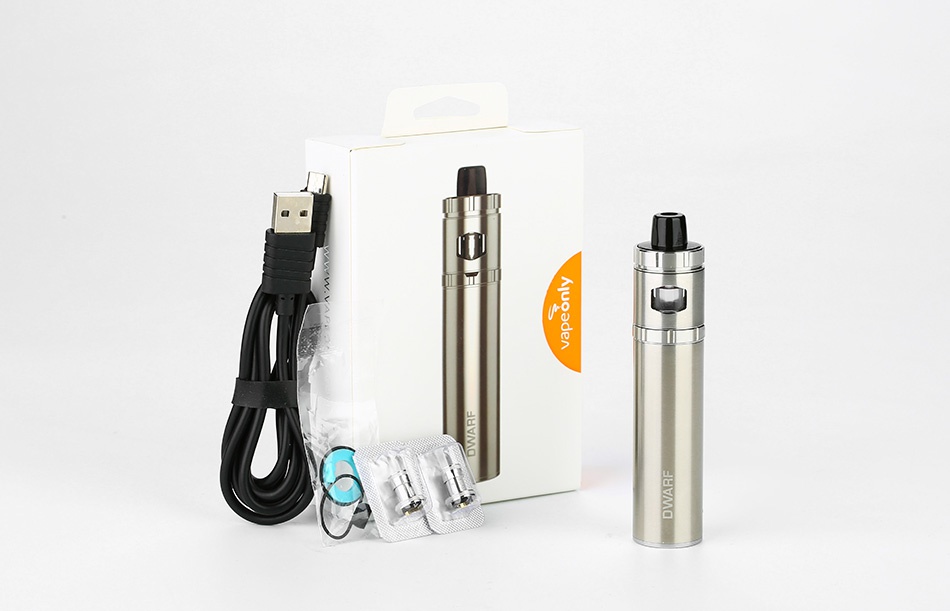 VapeOnly Dwarf Starter Kit 1500mAh Q Silver Black