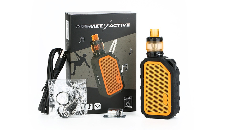 WISMEC Active Bluetooth Music TC Kit with Amor NS Plus 2100mAh WESMED ACTIVE