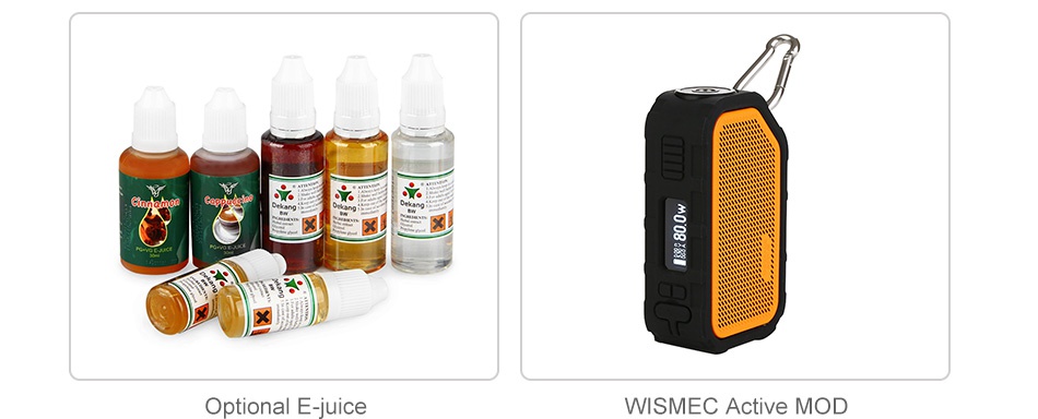 WISMEC Active Bluetooth Music TC Kit with Amor NS Plus 2100mAh ORDER TIPS