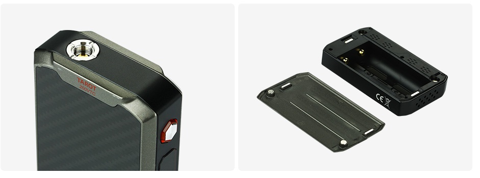 200W Vaporesso TAROT VT/VW Box MOD - Black And White y